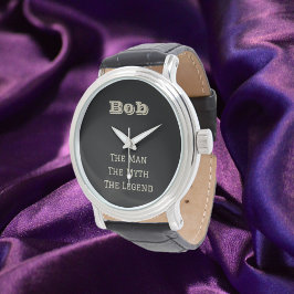 Relógio Homem Engraçado O Mito A Lenda Personalizada