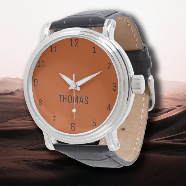 Relógio Homens de Meninas | Mahogany Elegant (Criador carregado)