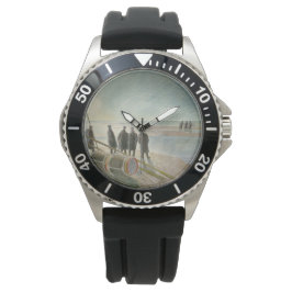 Relógio Homens na Praia (Trabalho Perigoso em Baixo Lado)