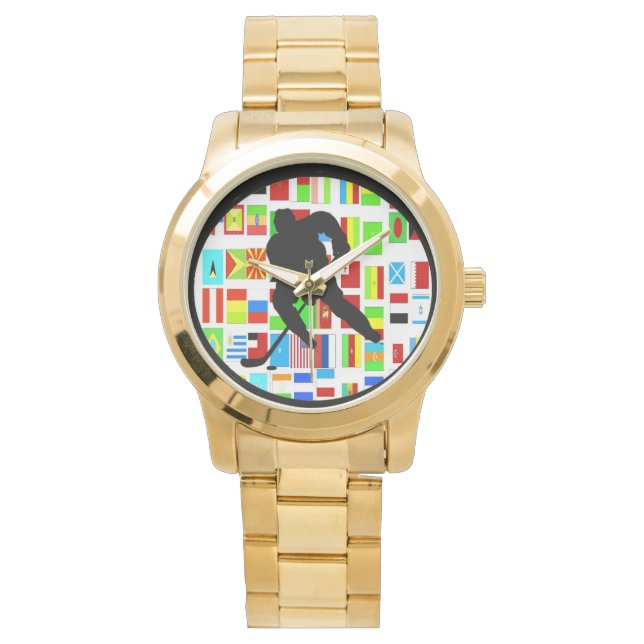 RELÓGIO HOQUEI NO GELO (Frente)