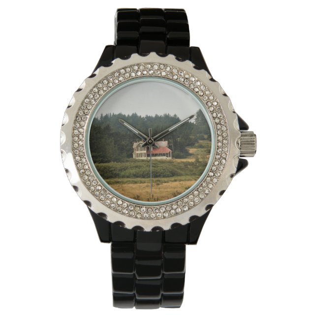 Relógio Hughes House, Cape Blanco, Costa do Oregon (Frente)