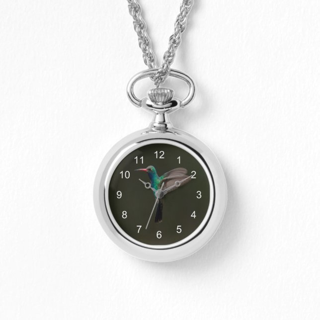 Relógio Hummingbird em voo (Frente)