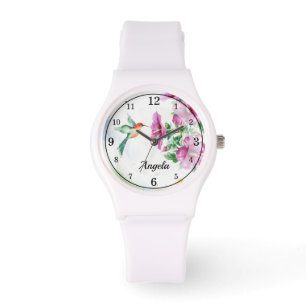 Relógio Hummingbird Watercolor Watch
