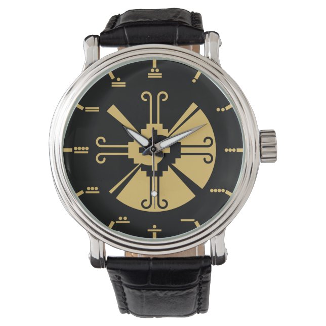 Relógio Hunab Ku - Números Maya (Frente)