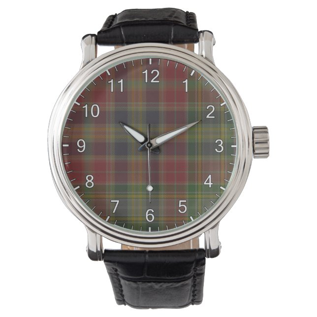 Relógio Hunter Clan Tartan (Frente)