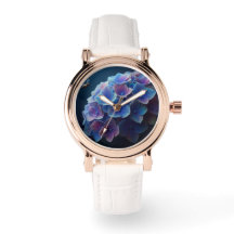 Hydrangeas Floral Purple e Blue