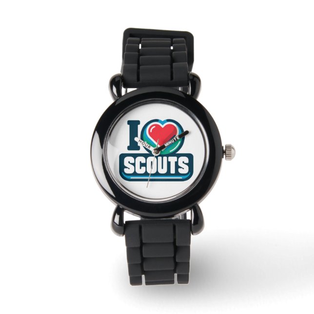 Relógio I Heart Scouts Girl Scouting Watch (Frente)
