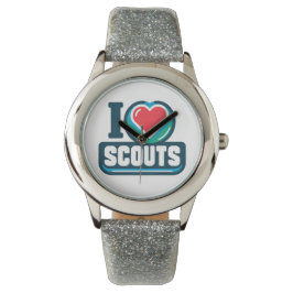 Relógio I Heart Scouts Girl Scouting Watch
