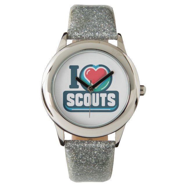 Relógio I Heart Scouts Girl Scouting Watch (Frente)