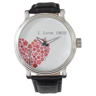 Relógio I love OBOE Watch　オーボエの腕時計