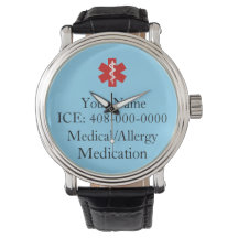 ID Médico Personalizado Azul