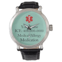 ID Médico Personalizado Leve Teal