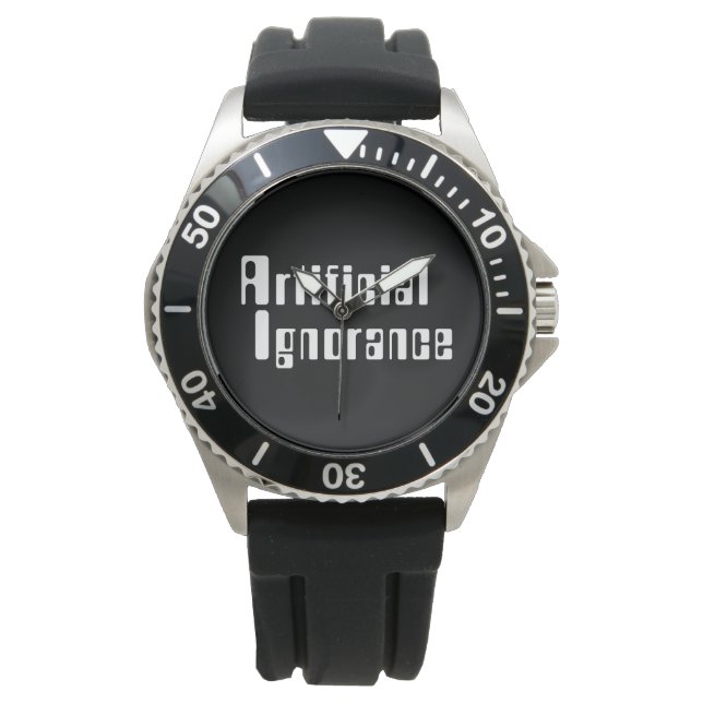 Relógio Ignorância artificial (Frente)