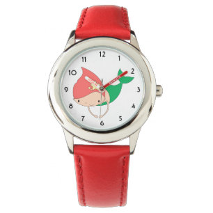 Relógio Illusima Cotton Candy Mermaid Red Kids Watch