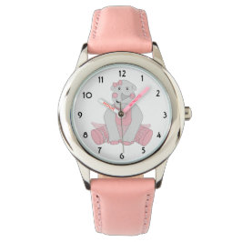 Relógio ilusima Ballerina Rhino Pink Kids Watch