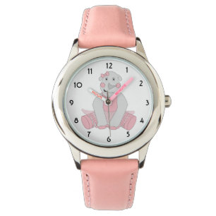 Relógio ilusima Ballerina Rhino Pink Kids Watch