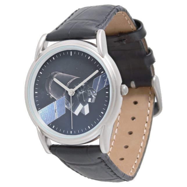 Relógio Ilustração Da Nave Espacial Xl Do Dragão. (Angular)