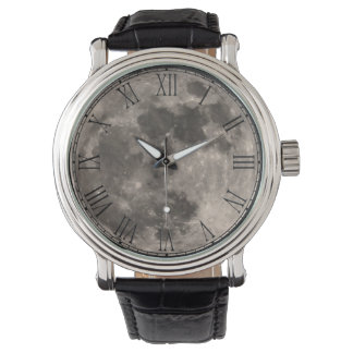 Relógio Imagem do Impressão de Foto Super Moon novembro de