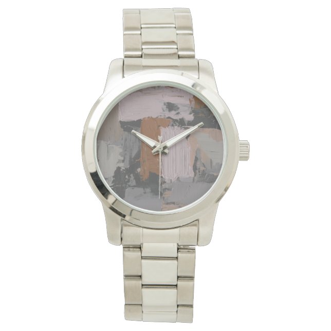 Relógio Impasto Abstrato I (Frente)