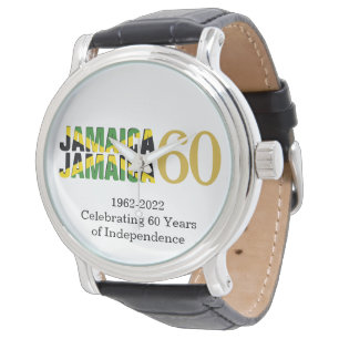 Relógio Independência Patriótica JAMAICA 60º Aniversário