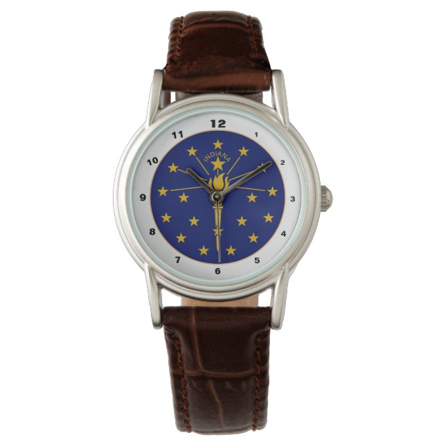 Relógio Indiana Flag & Indiana fashion USA /design watch (Frente)
