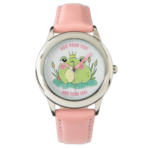 Relógio Infantil Vermelho de Aço Inoxidável e Puls