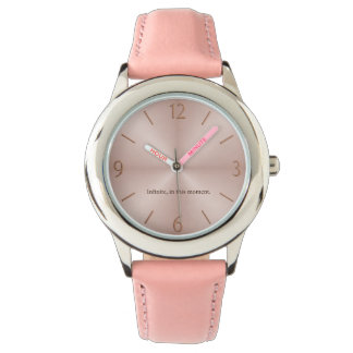 Relógio Infinite Moment Watch — Blush Edition