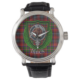 Relógio Innes Scottish Clan Tartan & Crest