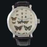 Relógio Insetos do Jardim pelo Vision Studio<br><div class="desc">Esta obra do Vision Studio é um sonho de entomologistas! Os insetos de jardim são desenhados sobre um fundo creme,  mostrados em detalhes extremamente bonitos. Se você ama insetos,  esta é a impressão para você!</div>