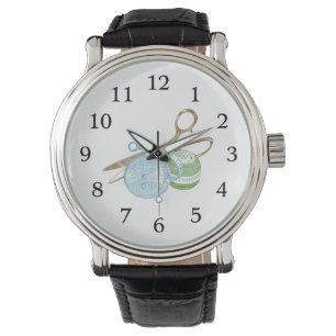 Relógio Inspeção do kit de costura VIntage