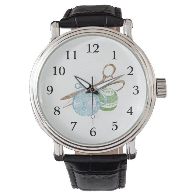Relógio Inspeção do kit de costura VIntage (Frente)