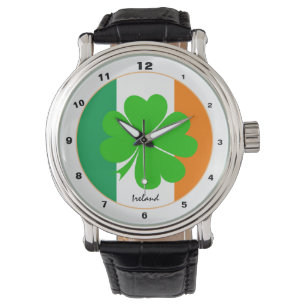 Relógio Irish Flag & Ireland - tendências da moda / Shamr