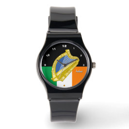 Relógio Irish Flag watch, Harp Emblem, Irlanda/esportes