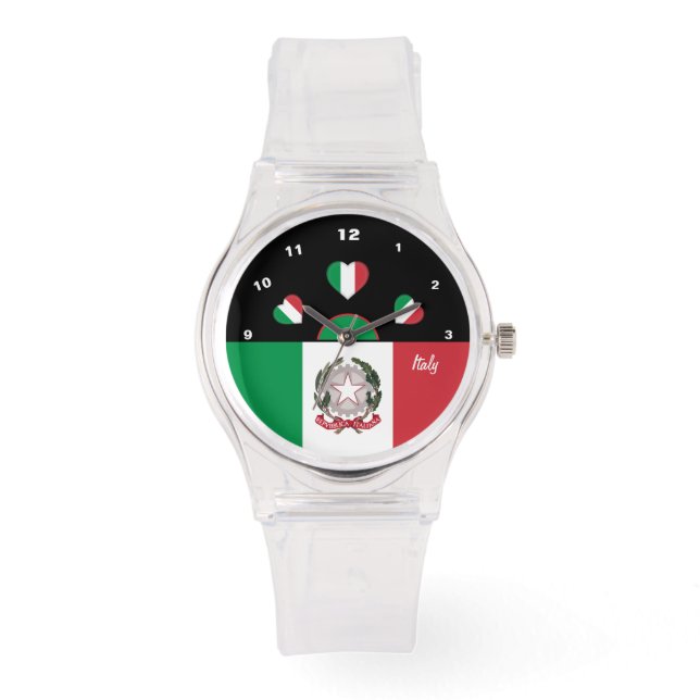 Relógio Irish Flag Watch, Itália, moda/esportes (Frente)