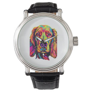 Relógio Irish Setter Neon Design