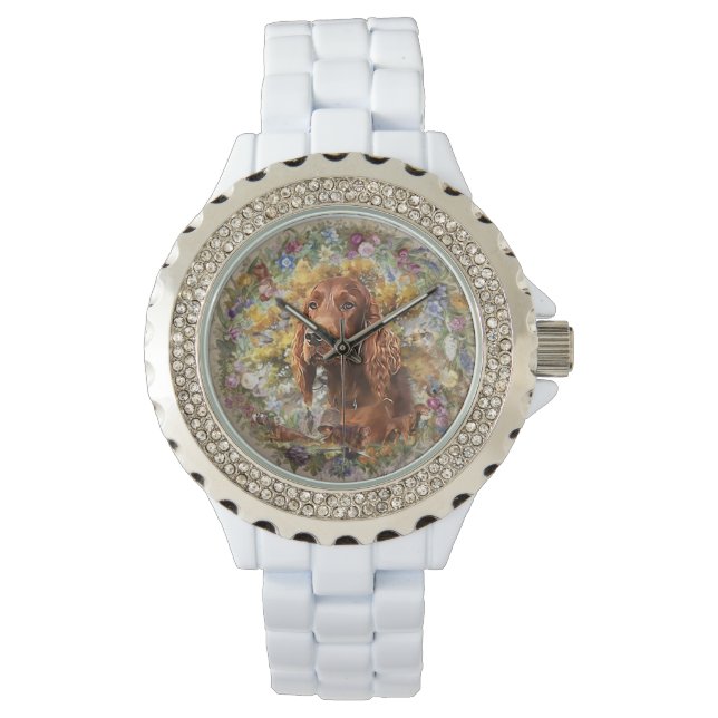 Relógio Irish Setter - Ultimate Upland Bird Dog (Frente)