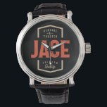 Relógio Jace Name Funny Personalizado Birthday Jace<br><div class="desc">Este é um design com texto Genuine & Trusted Jace Premium Quality. Um legal presente para amigos ou família chamado Jace. Se o seu primeiro ou sobrenome é Jace,  então este produto é para você. Presente para Jace no Dia de os namorados.</div>