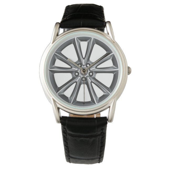 Relógio Jaguar Alloy Wheel Watch Inspirou Design (Frente)