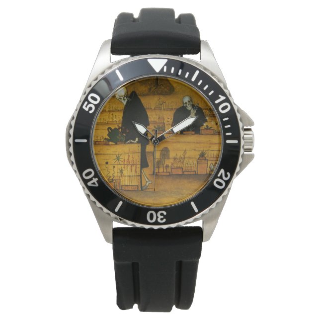 Relógio Jardim da Morte (por Hugo Simberg) (Frente)