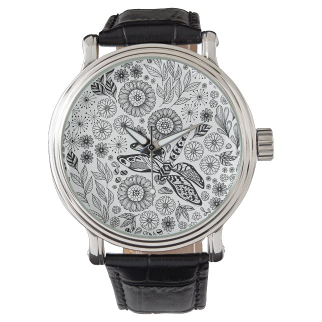 Relógio Jardim de Dragonfly (Frente)