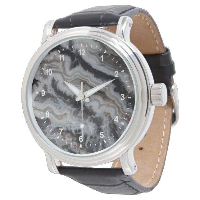Relógio Jasper Agate Mixed Slab (Angular)