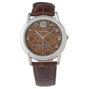 Relógio Jazz Watch - disque de chocolate masculino