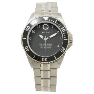 Relógio Jazz Watch- mens black dial