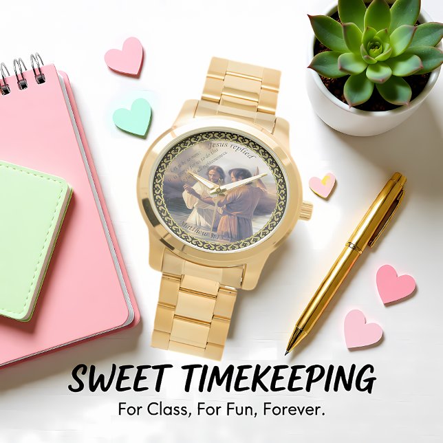 Relógio Jesus Cristo Batismo imagem um (Criador carregado)