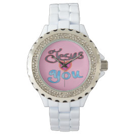 Relógio Jesus Te Ama Mulheres Cristãs
