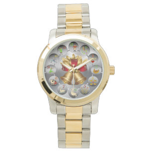 Relógio Jingle Balls ~ Os 12 Dias De Natal ~