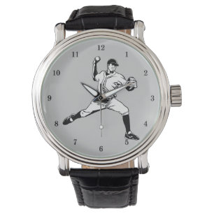 Relógio Jogador Vintage Baseball