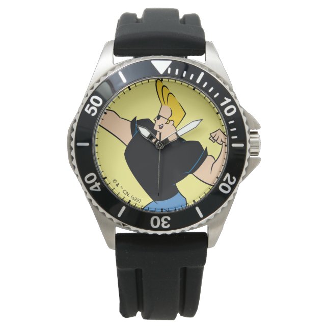 Relógio Johnny Bravo Flexing (Frente)