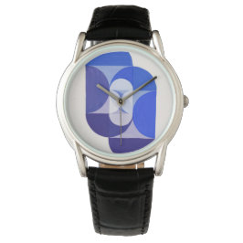 Relógio Joseph Schillinger Key Blue. Abstrato geométrico