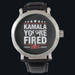 Relógio Kamala Você é Fired Kamala Harris 2024<br><div class="desc">Kamala Você é Fired Kamala Harris 2024</div>